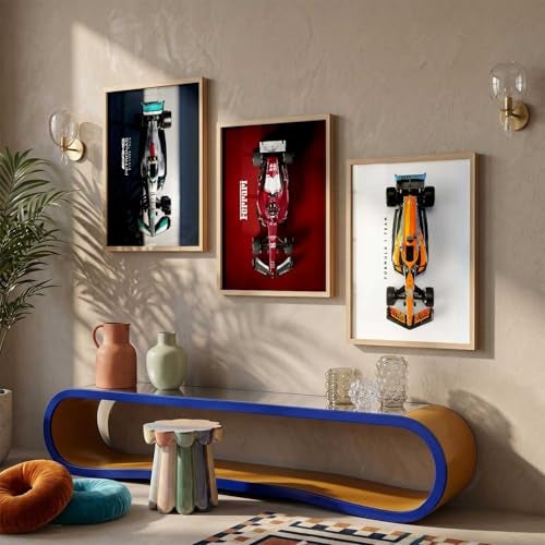 kotart Big Porsche 911 GT3RS Cars Framed Posters Gift Items for Boys Room Wall Decoration Bedroom Living Room Office Studio Decor | Car Poster Frame for Wall Décor Set Of 3 Size (13 X 17 inch) - Image 5