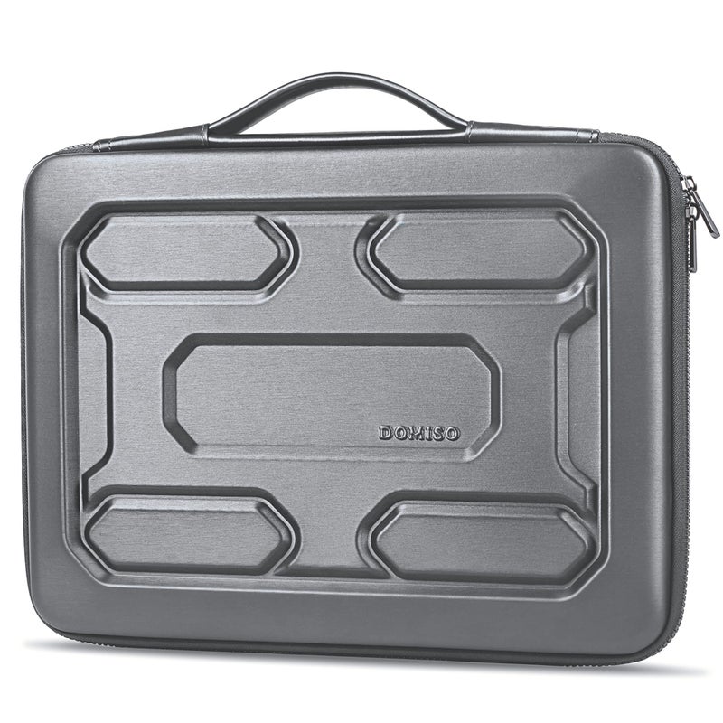 DOMISO 17 inch Laptop Sleeve with Handle Shockproof Waterproof EVA Protective Case for 17.3" ZBook Fury 17.3 G8/MSI GS73VR Stealth Pro/HP Envy 17/LG Gram 17"/ROG Strix GL702VS, Dark Grey - Image 1
