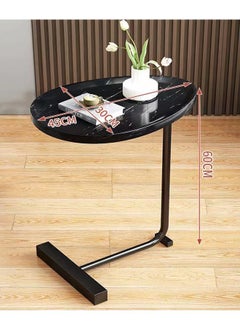 fashionhome Modern Design Luxury Coffee Tables Oval Marble Design Living Room Home Furniture 45 x 30 x 60 cm  - Image 5