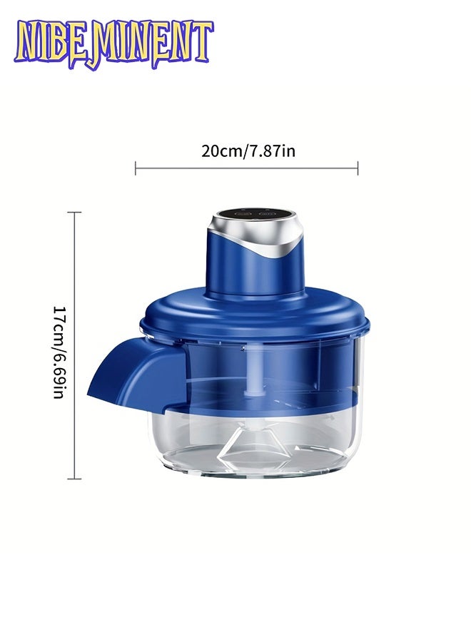 NIBEMINENT قشارة كهربائية أوتوماتيكية للفواكه والخضروات مع تشغيل بلمسة واحدة، آلة تقشير متعددة الوظائف للتفاح، البطاطس، الجزر، الطماطم، الثوم، العنب، الحمضيات، الأفوكادو - مصنوعة من البلاستيك القوي لتقشير سريع - Image 3