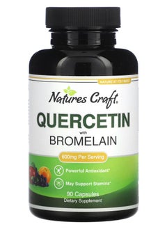 Quercetin With Bromelain 600 mg 90 Capsules