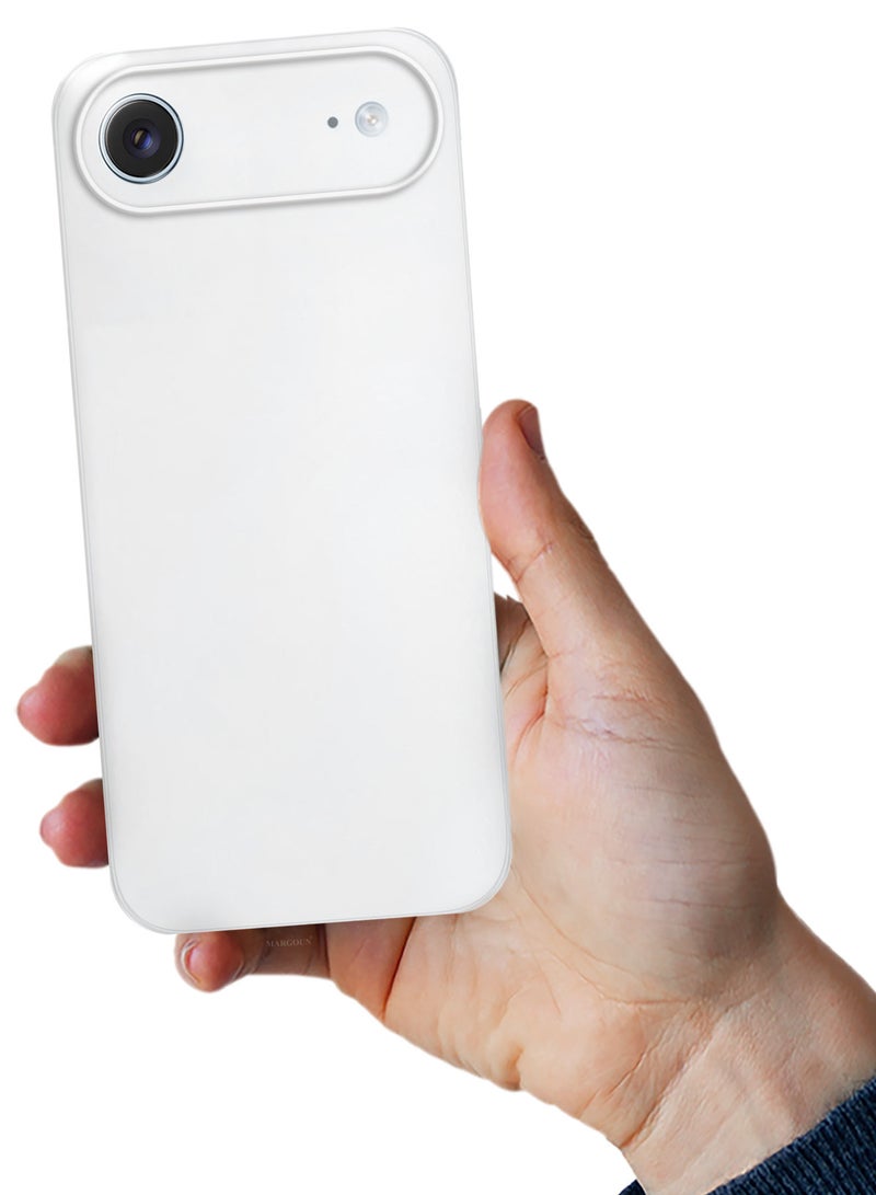 CATANES Air Skin  Case Cover for Apple iPhone 17 Air - Sturdy Back Cover - Durable Thin Case - Drop Protection Cover - Frosted Clear - Image 4