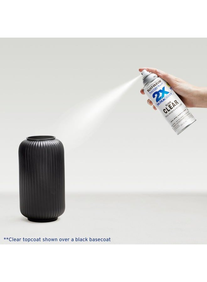 RUST-OLEUM 334029 طلاء رذاذ لمسة الرسام 2X تغطية فائقة، 12 أونصة، لامع شفاف - Image 5