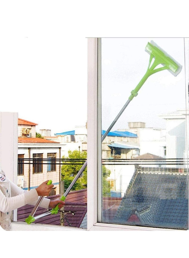 SYOSI Telescopic Sponge Mop - Foldable Handle Cleaning Glass Sponge Mop, Cleaner Window Extendable with Super Absorbent Sponge Head and Telescopic Handle for Indoor/Outdoor - Image 4