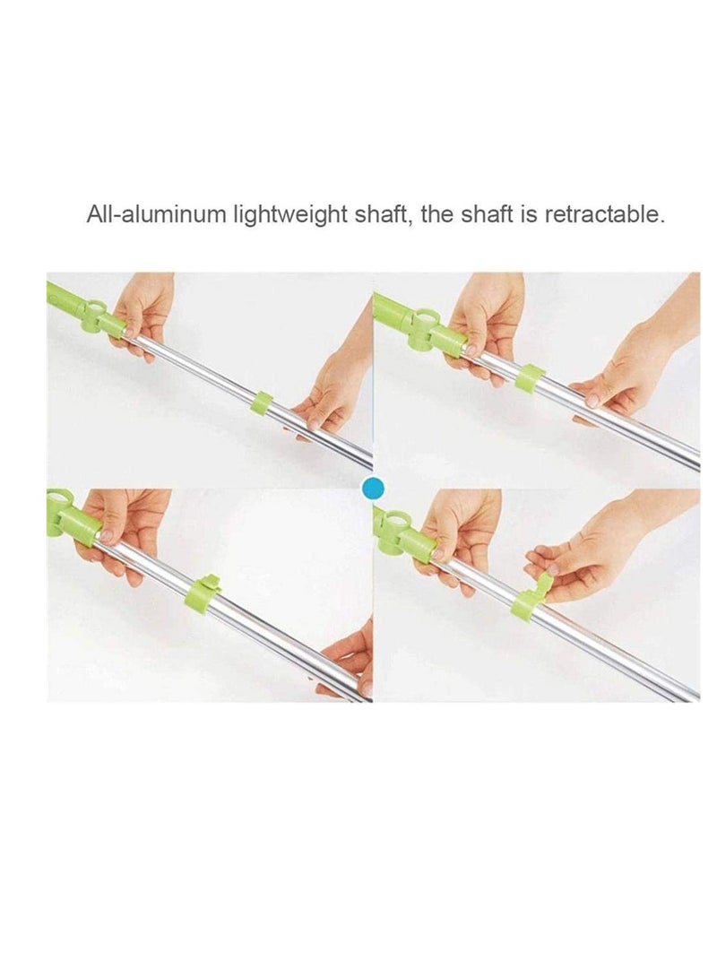 SYOSI Telescopic Sponge Mop - Foldable Handle Cleaning Glass Sponge Mop, Cleaner Window Extendable with Super Absorbent Sponge Head and Telescopic Handle for Indoor/Outdoor - Image 3