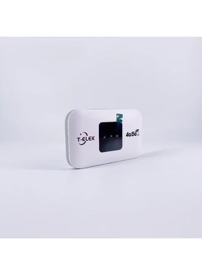 T-ELEK Wireless Modem WiFi Pro, Portable 4G/5G LTE WiFi 6 Router with 3000mAh Battery, USB Type-C - Image 3