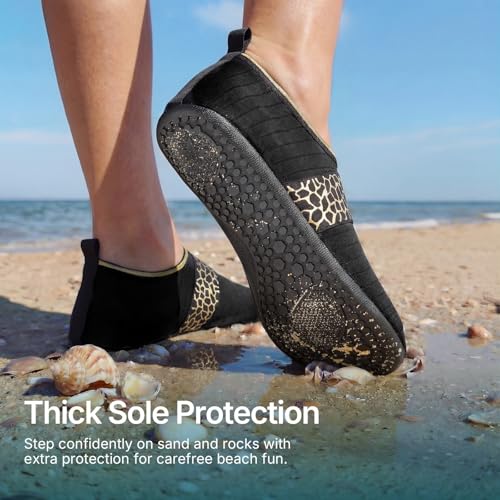 ATHMILE Water Shoes for Women Men QuickDry Aqua Socks Swim Beach Barefoot Yoga Exercise Wear Sport Accessories Pool Camping Must Haves Adult Youth Size 1011Women910Men - Image 3