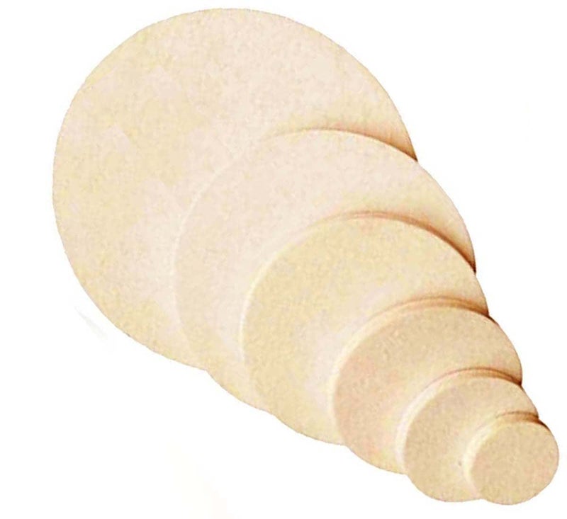 DIY Crafts DIY Crafts 3 Pcs 5 inch Off White Felt Wool Pad Wool Polishers Polishing Clean Buffing Pad Bonnet 17 inch 3 Pcs 5 inch Off White Felt Wool Pad  - Image 1