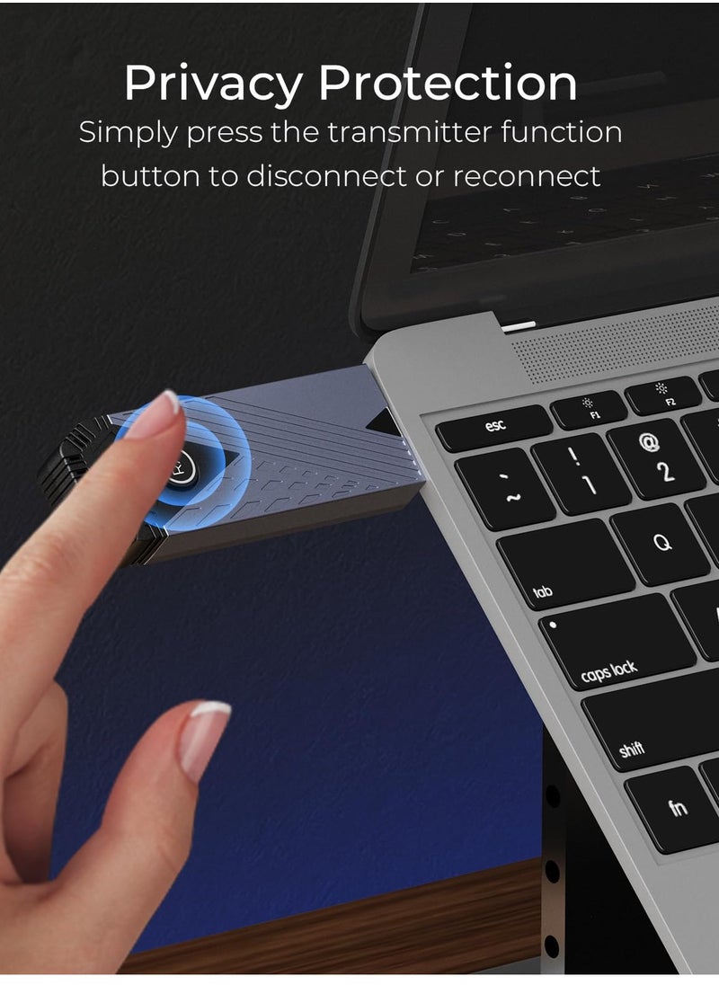 Generic - Wireless HDMI Transmitter and Receiver Kit - Portable 4K HDMI Wireless Extender, Plug & Play, Supports 2.4/5GHz for Streaming Video and Audio from Laptop, PC, TV Box, or Projector. - Image 1