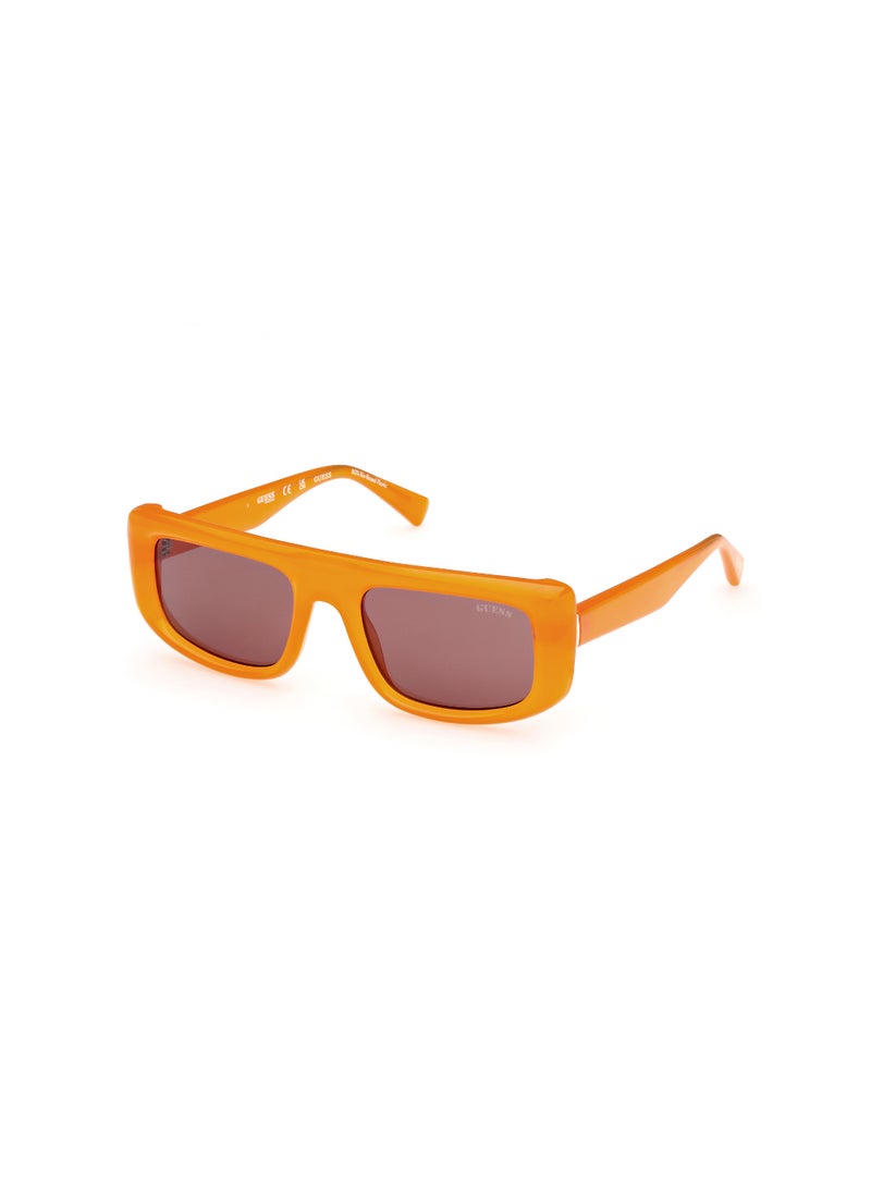 GUESS Full Rim Rectangular Unisex Sunglass Gu0013844E53 - Image 1