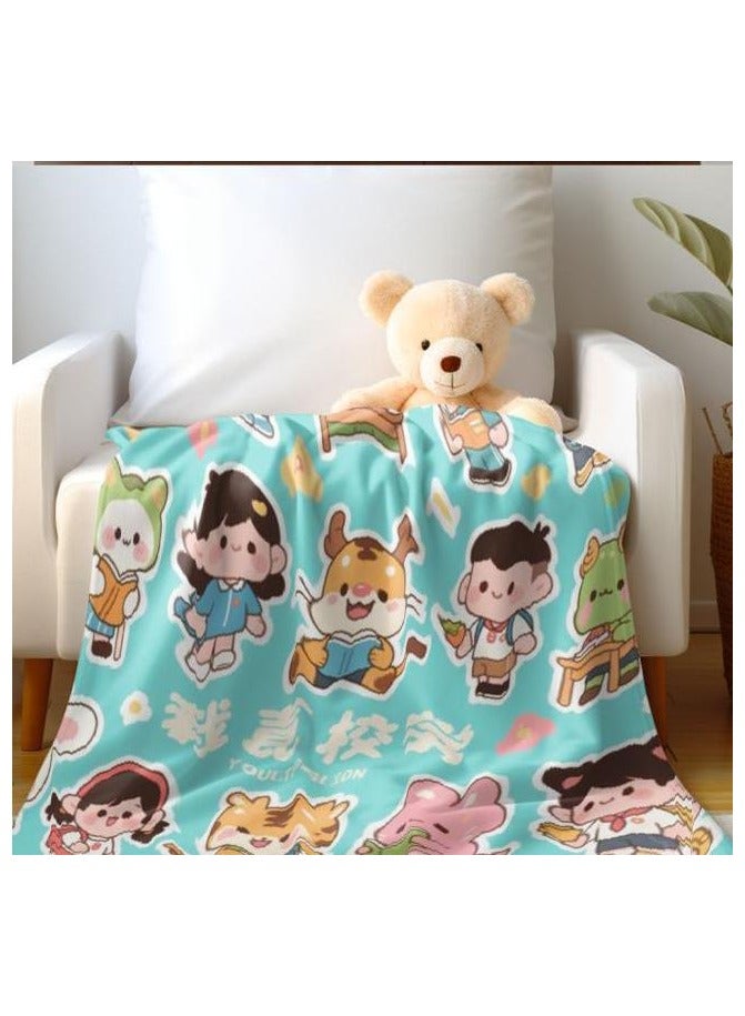 general Flannel thin blanket (warm and comfortable, suitable for sleep, gaming, dust removal and sandproof) 150cm*200cm - 735 - Image 4