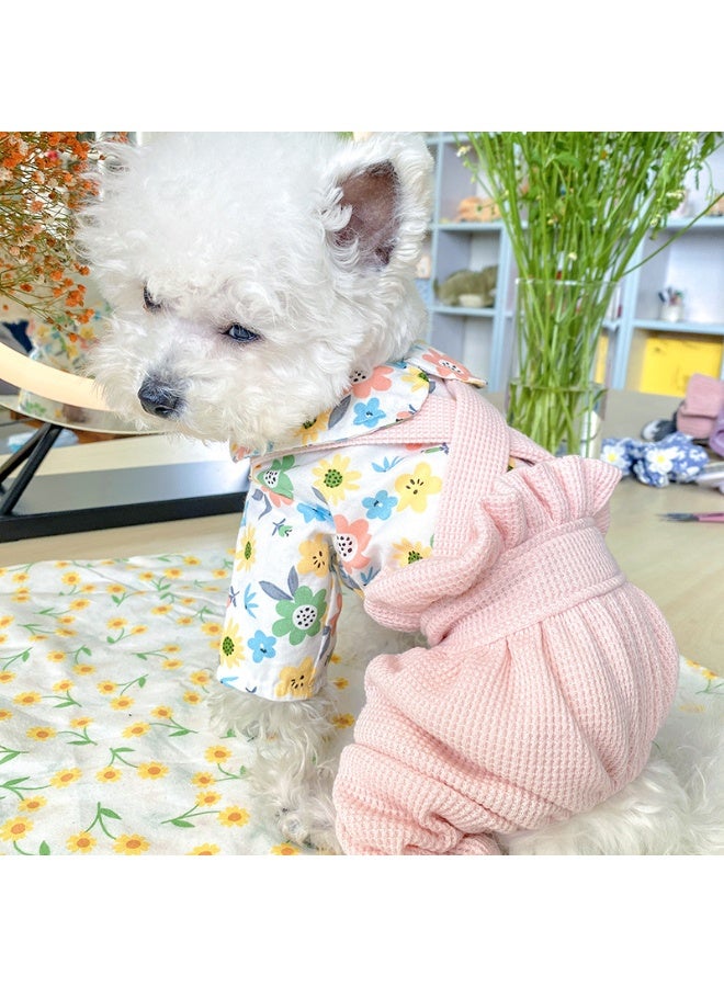 Sweet Cathy Pet Cat Dog Jumpsuit Apparel Clothes Apple Strap Skirt Cute Clothing Costume Overall - Image 4
