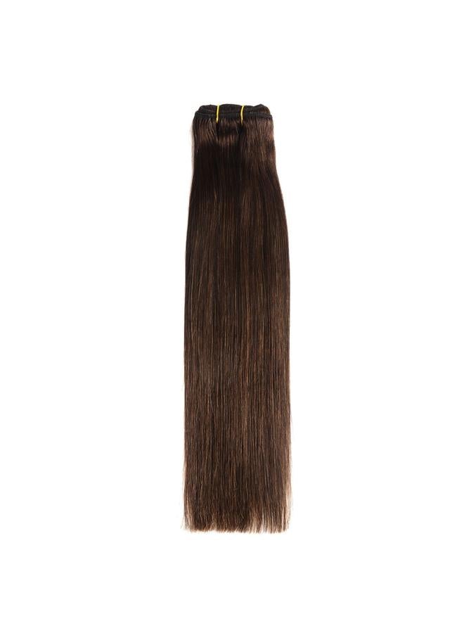 Bluejw Real Hair Seamless Hair Clip Hair European And American Wig Women's Straight Hair Real Wig 4-piece Clip Hair - Image 4