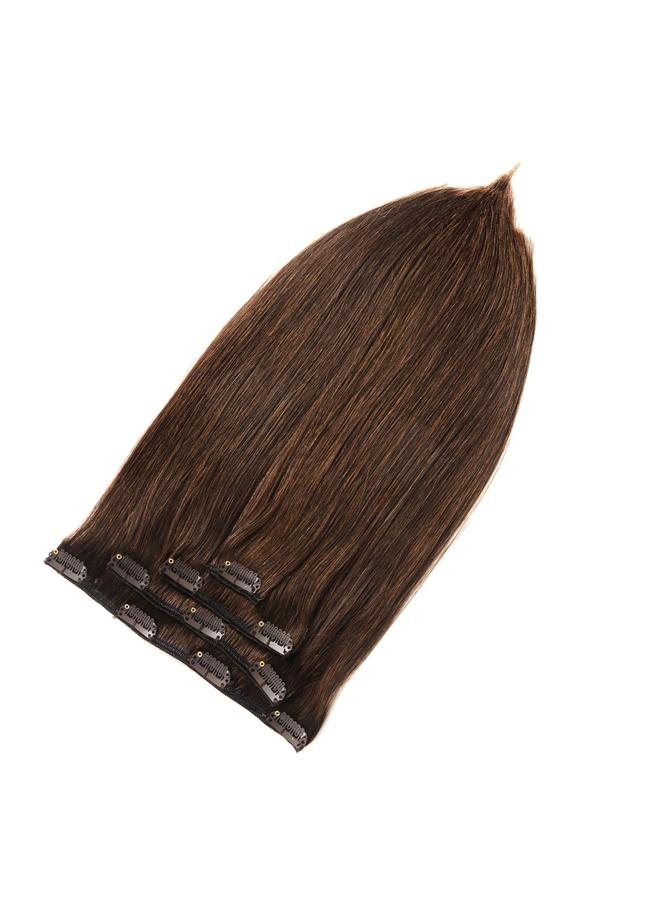 Bluejw Real Hair Seamless Hair Clip Hair European And American Wig Women's Straight Hair Real Wig 4-piece Clip Hair - Image 2