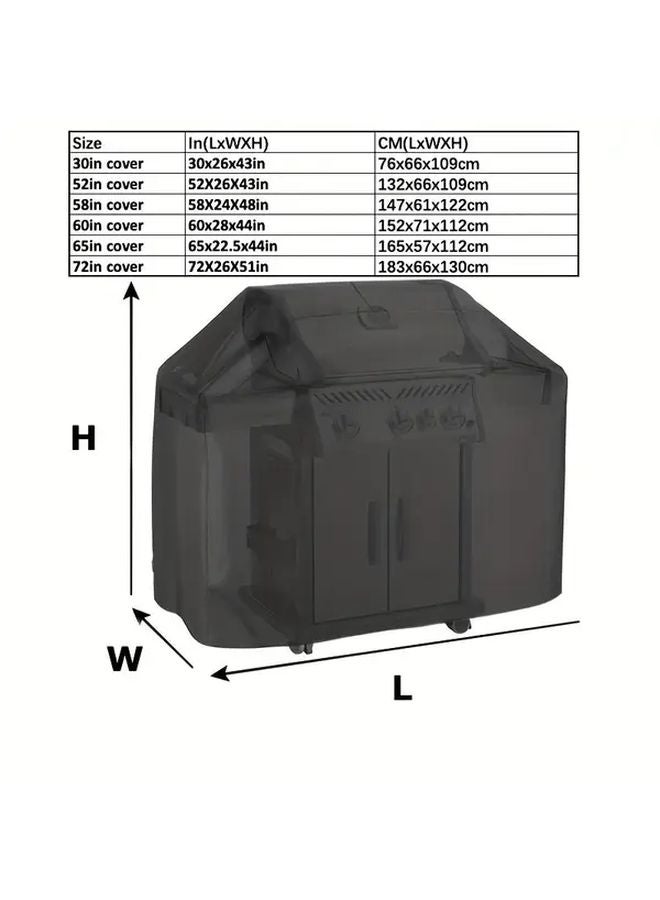 Extra Large Heavy Duty Gas Grill Cover 66 93x46 06x24 02inch Waterproof Heat UV Resistant Weatherproof - Image 3