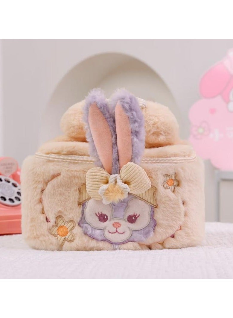 عام حقيبة ألعاب كرتونية للمكياج - سعة كبيرة، محمولة للسفر، حقيبة لتخزين المكياج المضغوطة، هدية ذات مظهر عالي. - Image 1