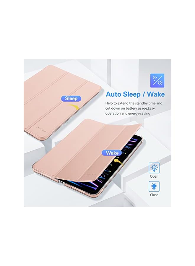 Procases Ipad Pro 11 Inch Case 2022/2021/2020/2018, Slim Stand Hard Back Shell Smart Cover For Ipad Pro 11 Inch 4Th Generation 2022/3Rd Gen 2021/2Nd Gen 2020/1St Gen 2018 -Rosegold - Image 5