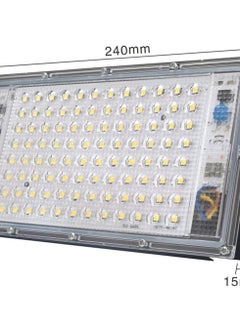ماركة غير محددة مصباح كشاف LED خارجي ، 100 واط IP65 حجم صغير اضاءة ابيض  - Image 2