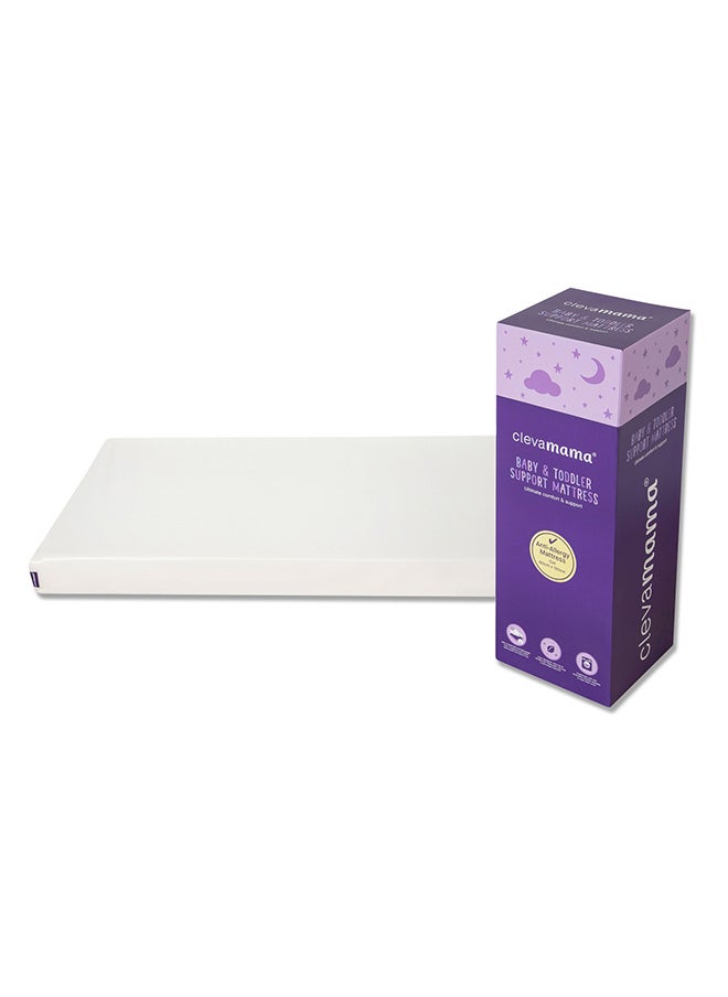 Clevamama Antiallergy Mattress 70x140x10 Cm Cot Bed Size  - Image 1