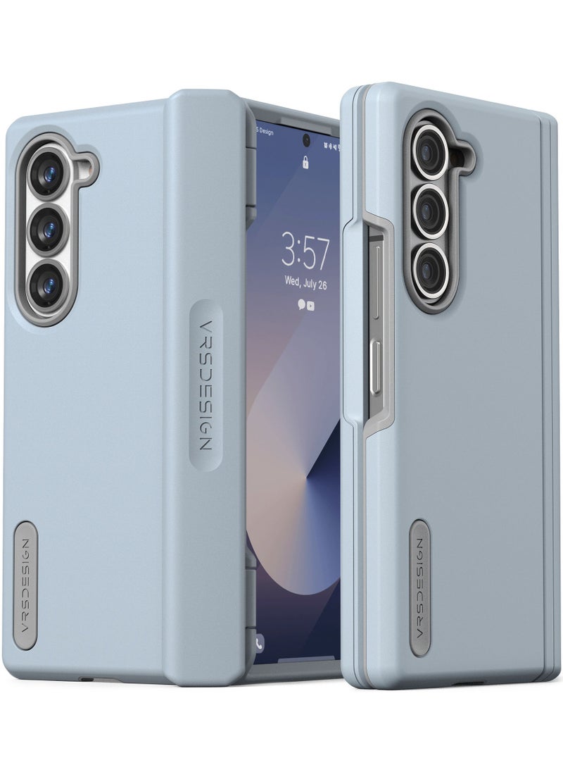 VRS Design Terra Guard Modern Samsung Galaxy Z Fold 6 Case Cover (2024) with Hinge Protection - Cotton Blue  - Image 1