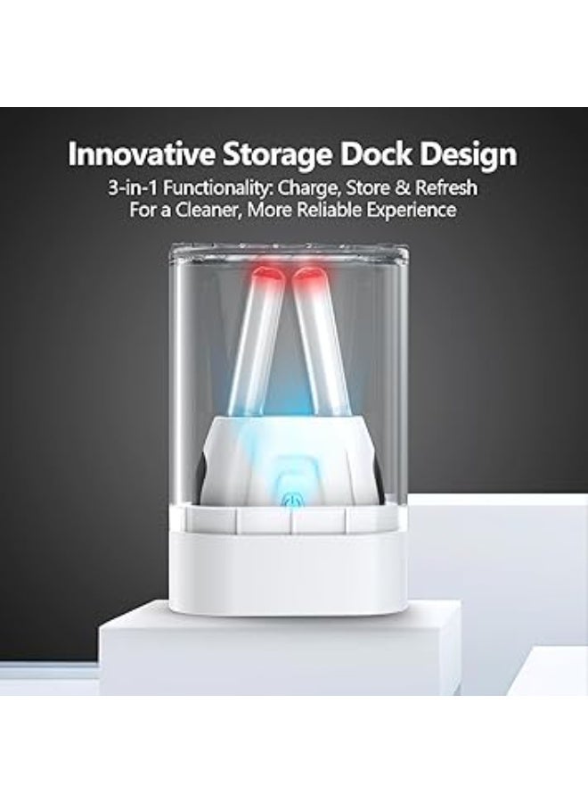 جهاز علاج الأنف بالضوء الأحمر المحمول، جهاز ضوء تحت الحمراء لتخفيف انسداد الأنف والتهاب الجيوب الأنفية، لاسلكي وقابل لإعادة الشحن، بطول موجي 630–650 نانومتر، مناسب للحساسية والبرد والتنفس – جهاز علاج ضوئي للأنف – جهاز صحي محمول - Image 4