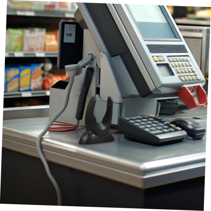 Universal Handheld Barcode Scanner Stand Holder Bracket For Supermarket Counter - Image 3