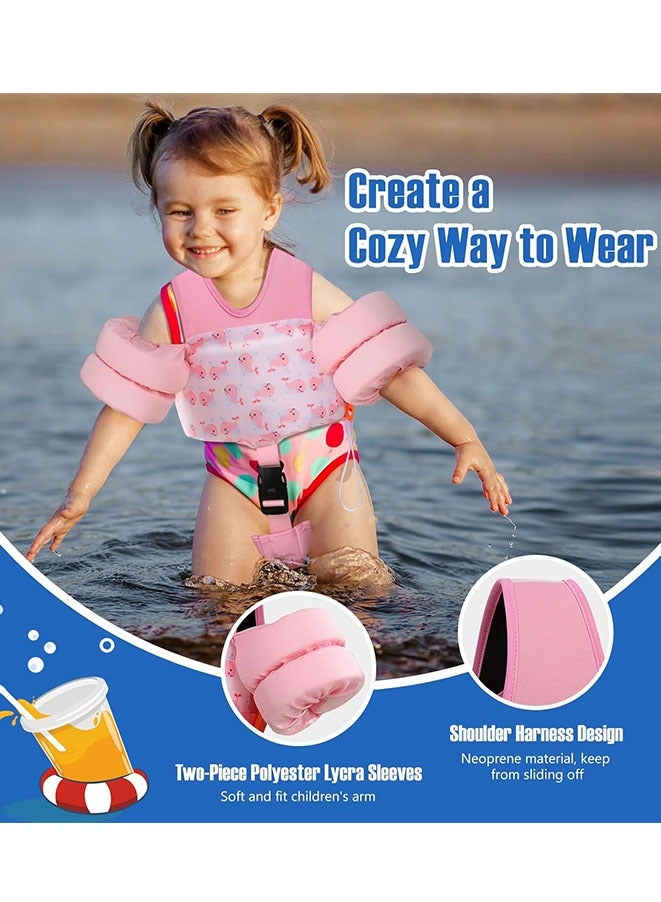 Muyixin Swim Arm Band for Kids 1-2 Olds, Cute Cartoon Toddler Swim Vest, Swimming Water Wings Pool Floaties Sleeve for Children Learn to Swim - Image 3