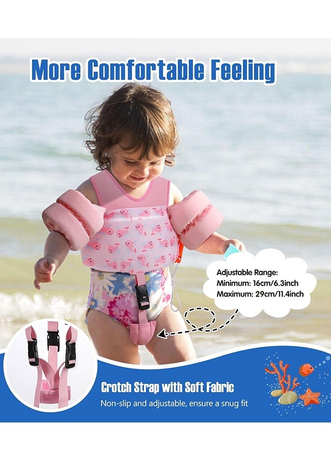 Muyixin Swim Arm Band for Kids 1-2 Olds, Cute Cartoon Toddler Swim Vest, Swimming Water Wings Pool Floaties Sleeve for Children Learn to Swim - Image 2