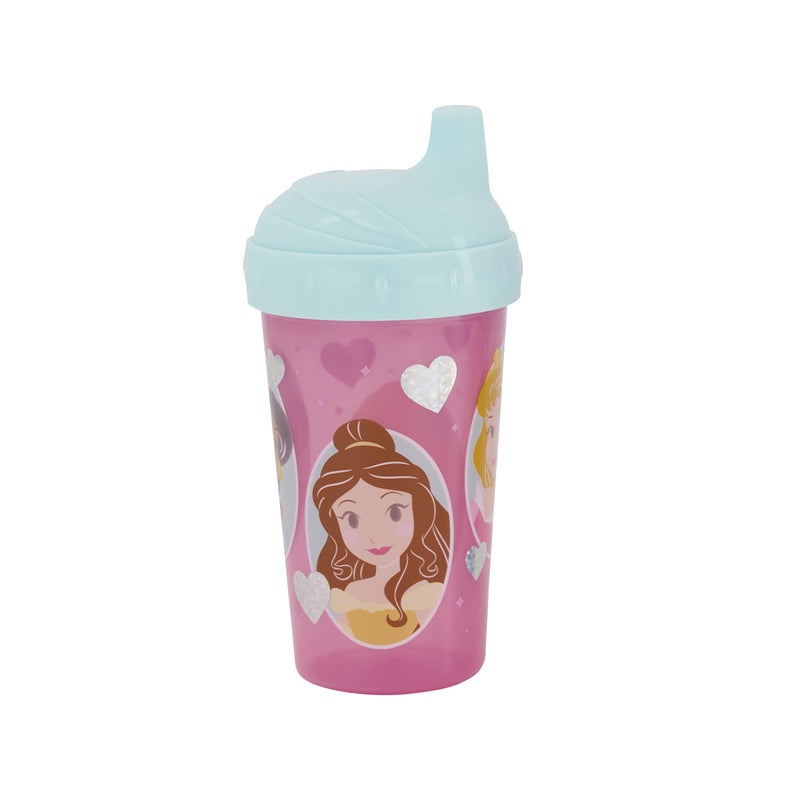 Disney Toddler Sipper Cups for Girls | 10 Ounce Princess Sipper Cup Pack of Two | Durable Blue Leak Proof Travel Water Bottle for Toddlers - Image 3