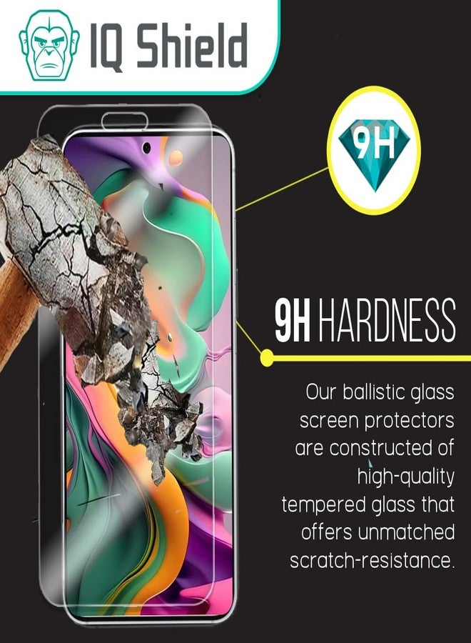 IQShield 3 Pack for Samsung Galaxy S25 Plus/Galaxy S25+ 6.7" Screen Protector (Case Friendly) Clear Tempered Glass HD and Transparent Shatter-Proof Shield, Anti-Scratch 99% Touch Accuracy - Image 2
