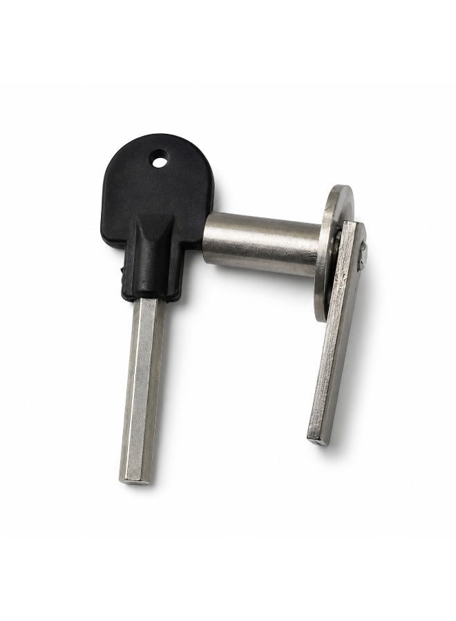31mm Panel Lock Pack of 2 – Cabinet Cam Lock with Keys for Drawer, Cupboard, Mailbox, Locker & Panel Door - Image 1