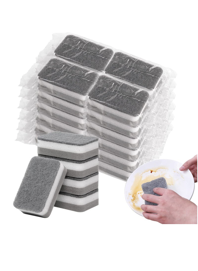 Excefore Dishwashing Sponge, Kitchen Cleaning Sponges, Odor-Free Scouring Pad, Non Scratch Sponge Wipes Suitable for Travel Apartments, 24 Pack  - Image 1