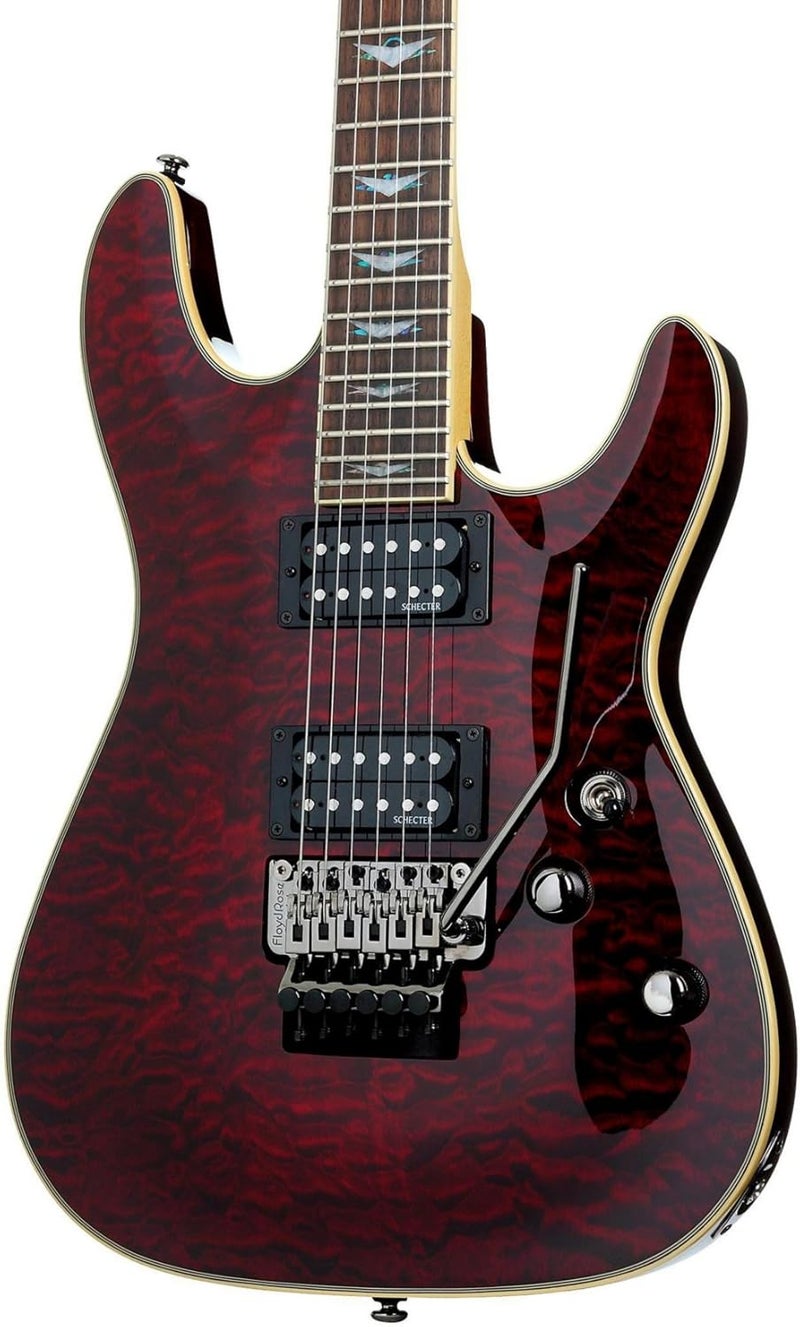 Schecter جيتار كهربائي شيكتر أومن إكستريم-FR - كرز أسود - Image 1