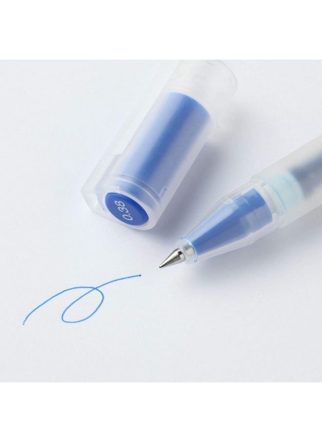 MUJI Gel Ink Ballpoint Pens 0.38Mm Set Of 9 Pack (5 Black 2 Blue 2 Red)  - Image 3