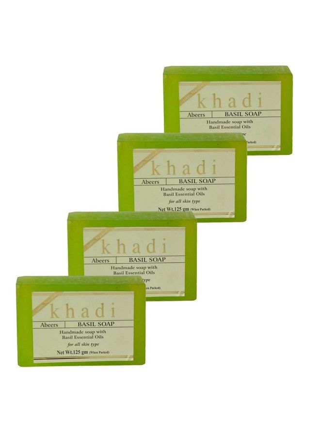 Khadi Abeers صابون ريحان نقي مع زيوت أساسية 125 جرام (عبوة من 4) - Image 2