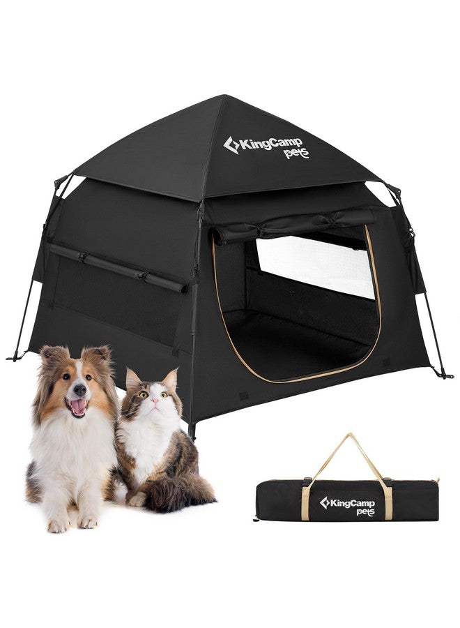 KingCamp Pet Playpen for Dogs Foldable Dog Tent Dog Playpen for Small Medium Puppy Play Pen Pet Tent with Carrying Case Indoor Outdoor Portable Puppy Playpen - Image 1