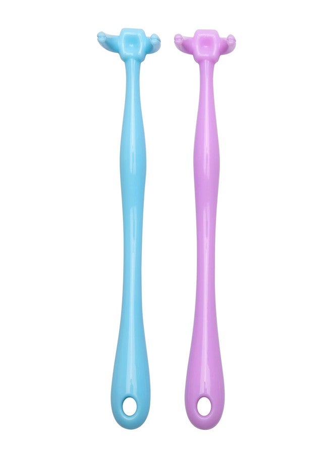YaPoola Design NO-Waste Dental Floss Handle for Adults and Kids Teeth Cleaning Reusable Flosser 2 Counts - Image 1
