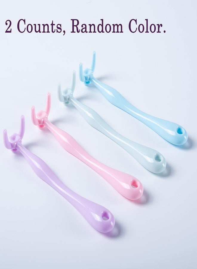 YaPoola Design NO-Waste Dental Floss Handle for Adults and Kids Teeth Cleaning Reusable Flosser 2 Counts - Image 2