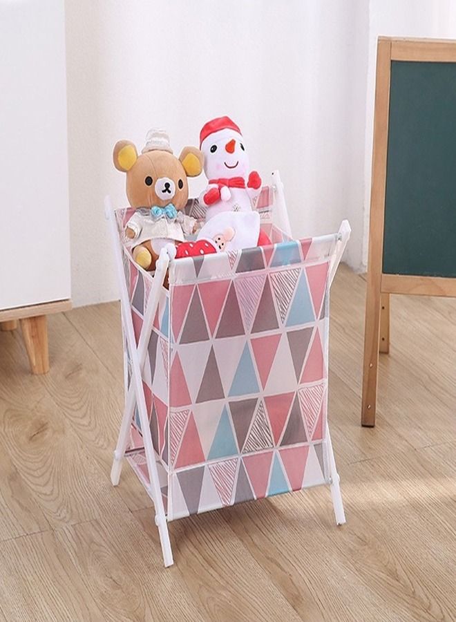 fashionhome Multipurpose Use Large Collapsible Laundry Basket Clothes Storage Bag Household Items Storage Bin 37x31x37 cm - Image 1