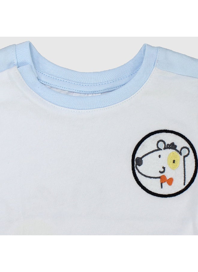 playmore - Smiling Puppy Short-Sleeved T-Shirt - Image 1