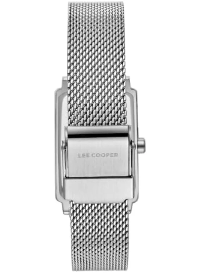 Lee Cooper LEE COOPER Women's VJ21C1 Movement Watch, Analog Display and Mesh Strap - LC08076.520, Mother Of Pearl