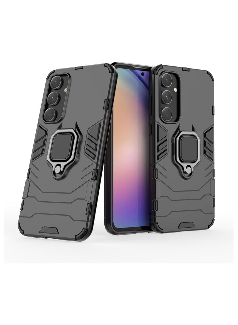 general 【3 in 1】 Samsung Galaxy A15 Phone Case with Screen Protector 【2 Pack】, Heavy Duty Dual Layer Shockproof Case with Magnetic Ring Stand - Image 2