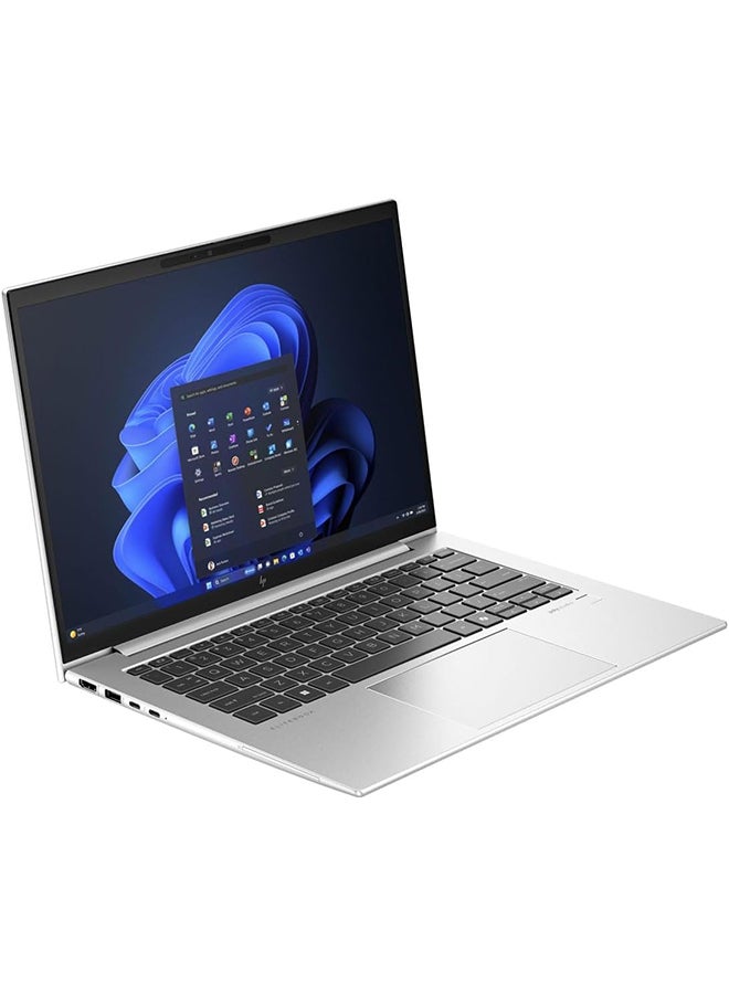 HP (نسخة مطورة) لابتوب EliteBook 840 G11 بشاشة 14 بوصة، مع معالج Core Ultra 5 135U/ذاكرة RAM سعة 16 جيجابايت/قرص SSD سعة 512 جيجابايت/رسومات Intel UHD/نظام Windows 11 Pro باللون الفضي الإنجليزي - Image 4