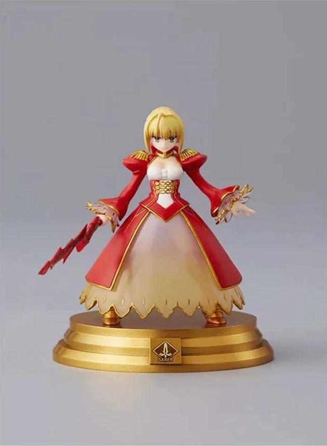 general 6 Pieces Anime Character Fate/Grand Order Saber/Ushiwakamaru/Nitocris/Ramesses II Action Doll Game Anime Character Model/Statue PVC Anime Collectible/Decoration 10 cm / 3.9 inches - Image 2