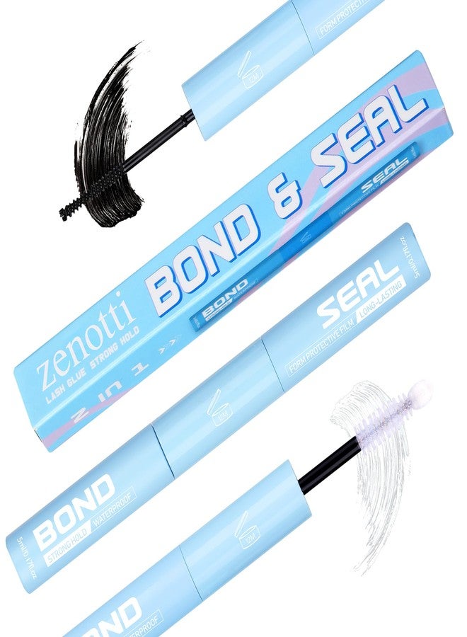 zenotti Lash Bond and Seal Lash Glue Strong Hold Lash Clusters Glue Waterproof Long Lasting Eyelash Bond and Seal for Eyelash Extensions by zenotti - Image 1