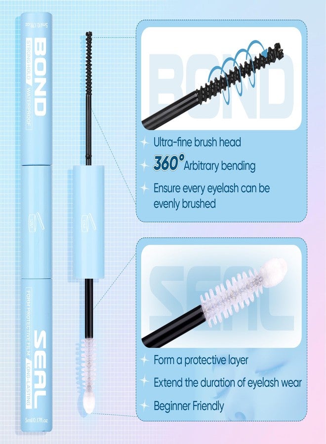 zenotti Lash Bond and Seal Lash Glue Strong Hold Lash Clusters Glue Waterproof Long Lasting Eyelash Bond and Seal for Eyelash Extensions by zenotti - Image 3