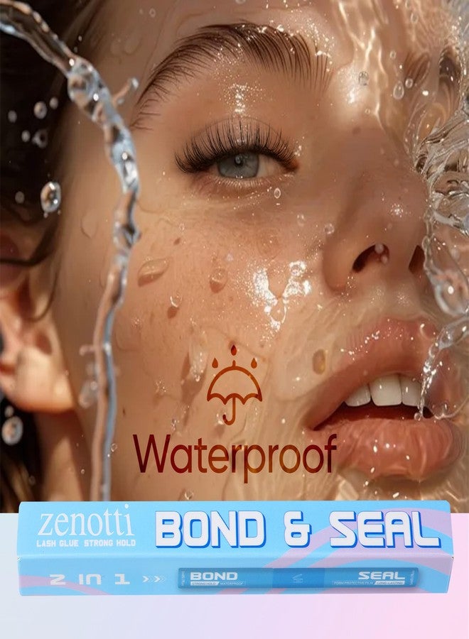 zenotti Lash Bond and Seal Lash Glue Strong Hold Lash Clusters Glue Waterproof Long Lasting Eyelash Bond and Seal for Eyelash Extensions by zenotti - Image 4