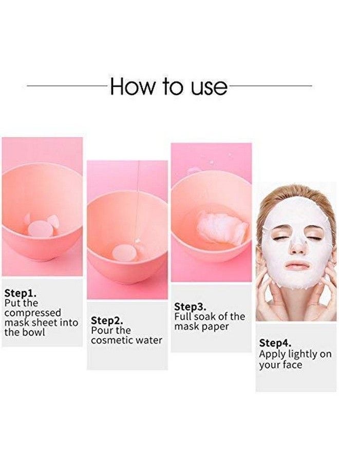 E Shopping Compressed Facial Face Sheet Tablets Diy Facial Paper Spa Skin Care Pack Of 50 Pcs50 Count (Pack Of 1)  - Image 4