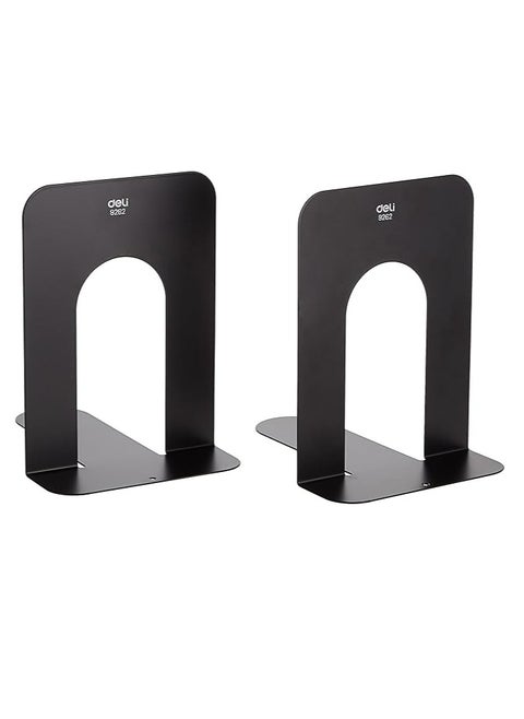 2-Piece Book End Set Black