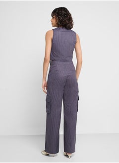 ELLA Pinstriped Vest & Pant Set  - Image 2